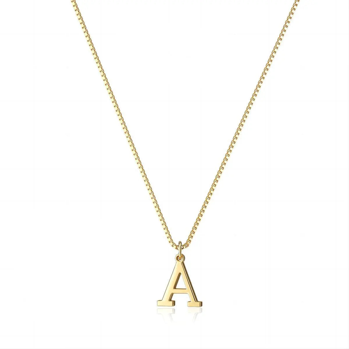 Halsband med Kärleksbrev och Initialer i Guld
