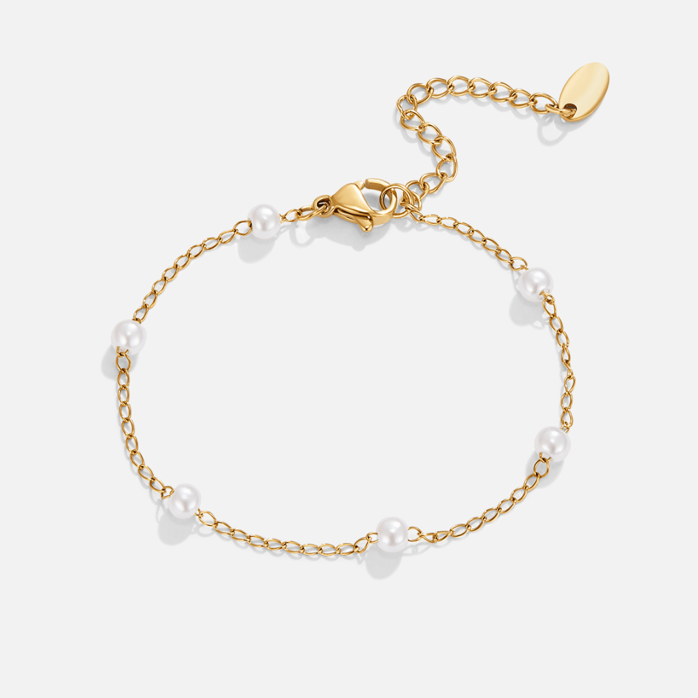 Nura armband med sötvattenspärlor