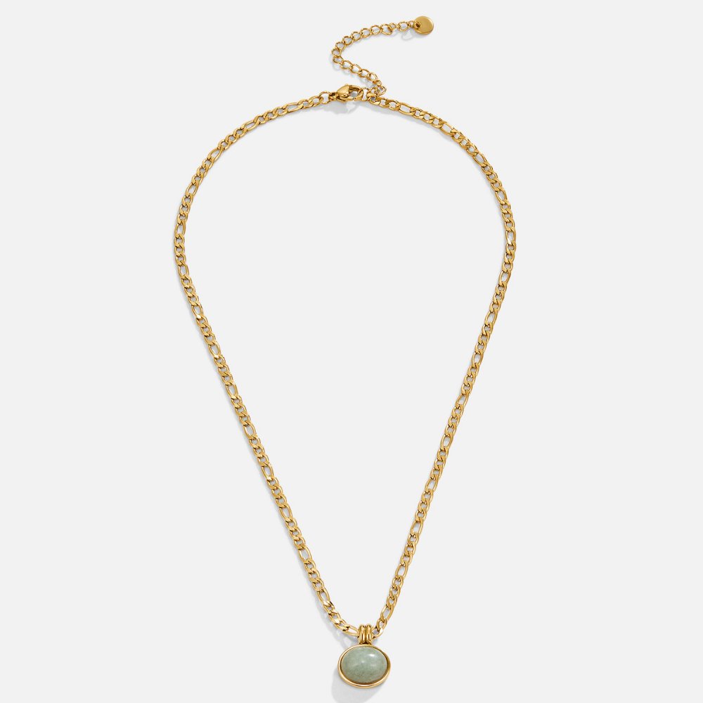 Liza halsband med jadehänge
