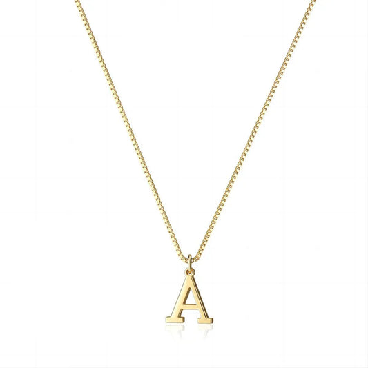 Halsband med Kärleksbrev och Initialer i Guld