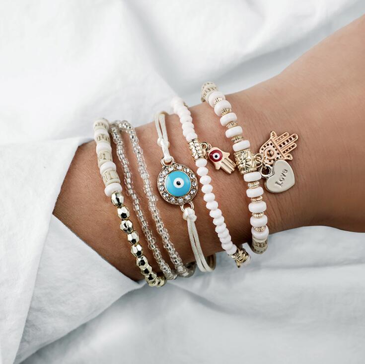 Hamsa armbandsset