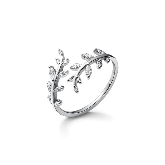 Elegant Justerbar Bladring – Guld eller Silver
