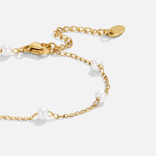 Nura armband med sötvattenspärlor