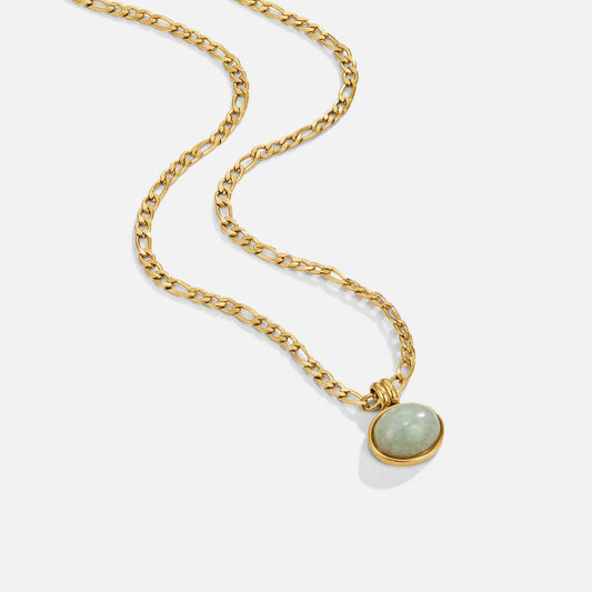 Liza halsband med jadehänge